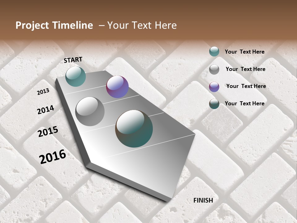 Material Motif Travertine PowerPoint Template
