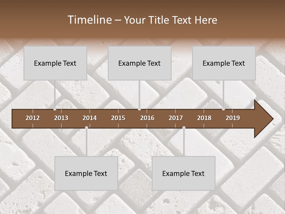 Material Motif Travertine PowerPoint Template