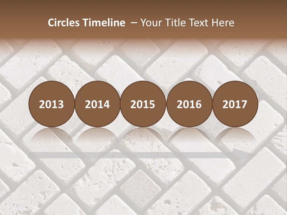 Material Motif Travertine PowerPoint Template