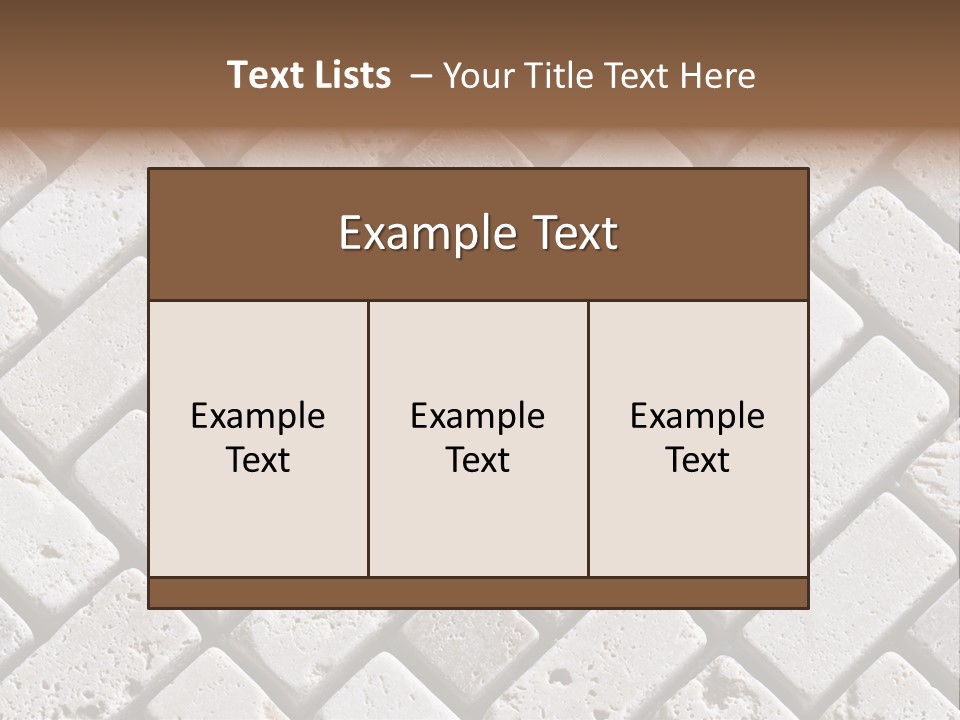 Material Motif Travertine PowerPoint Template
