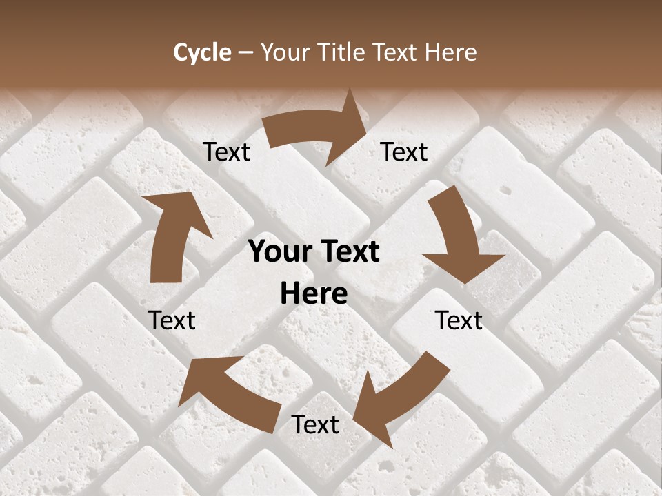 Material Motif Travertine PowerPoint Template