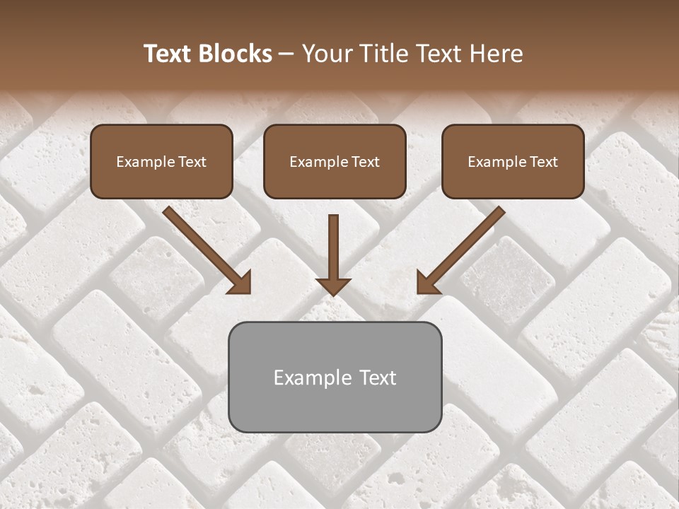 Material Motif Travertine PowerPoint Template