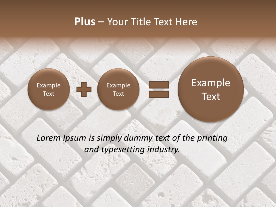 Material Motif Travertine PowerPoint Template
