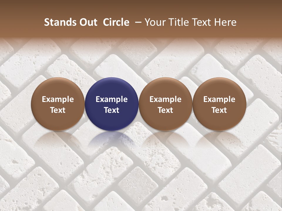 Material Motif Travertine PowerPoint Template