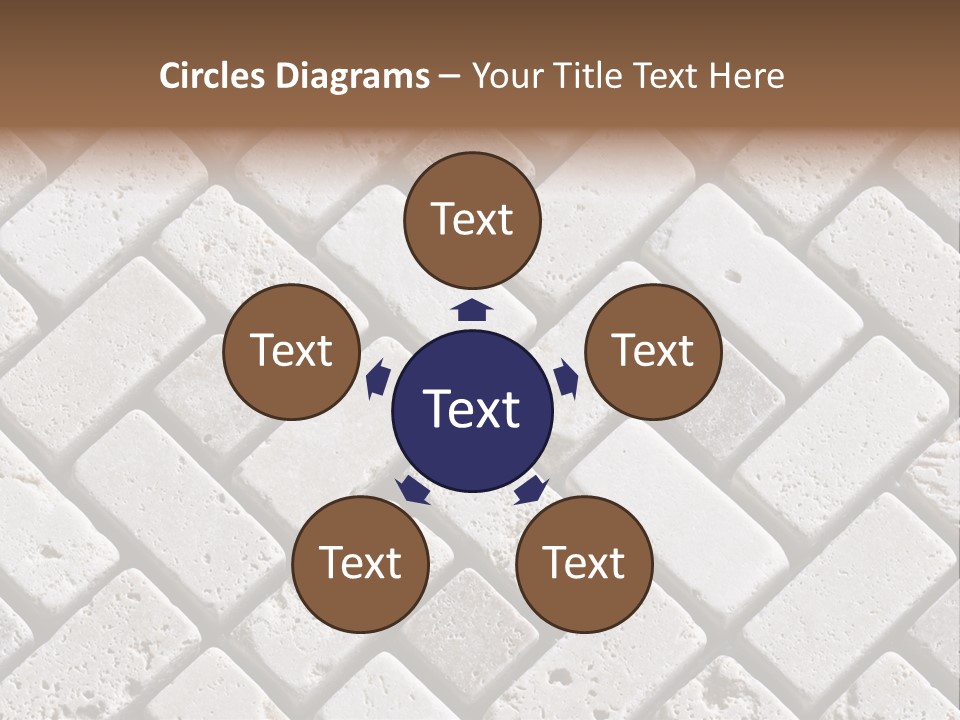 Material Motif Travertine PowerPoint Template