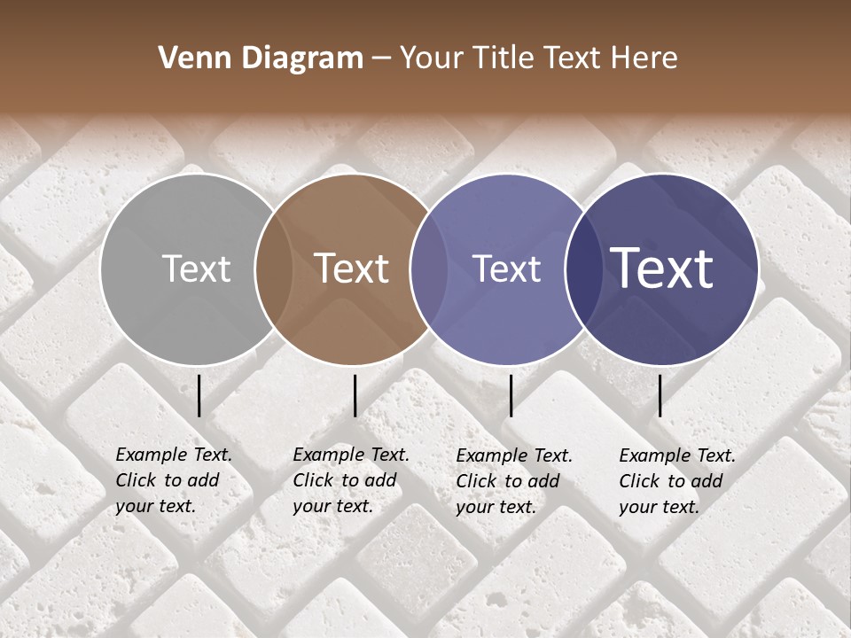 Material Motif Travertine PowerPoint Template