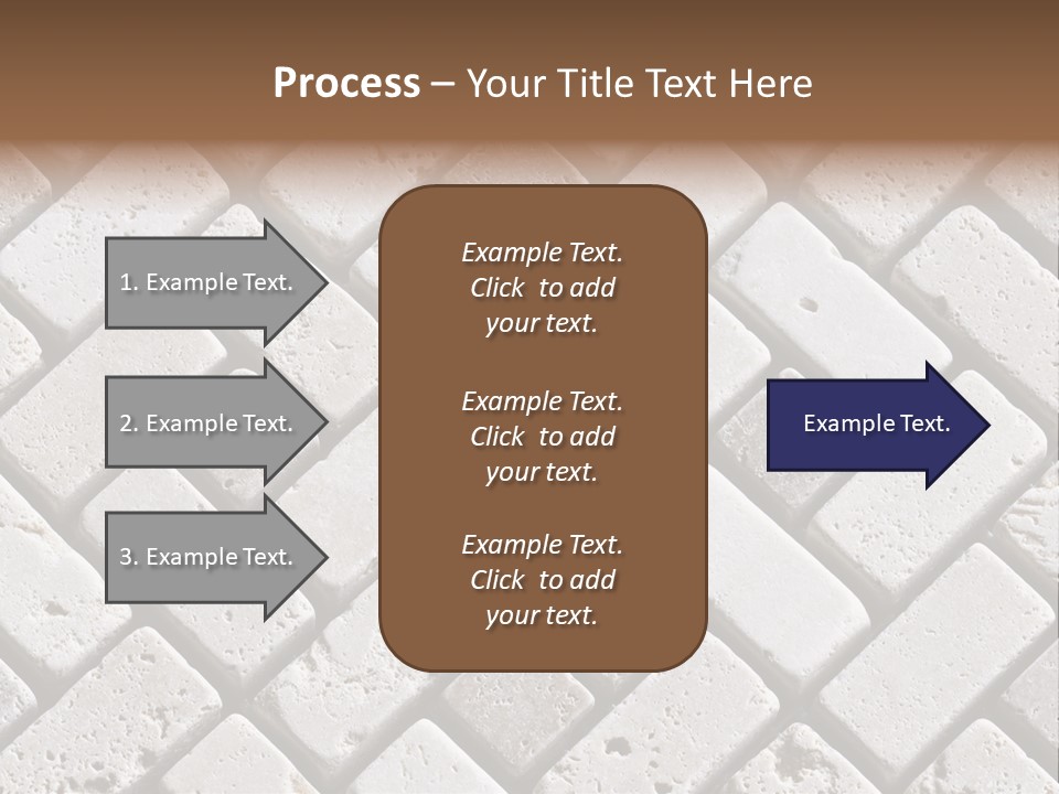 Material Motif Travertine PowerPoint Template