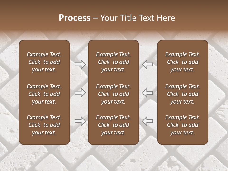 Material Motif Travertine PowerPoint Template