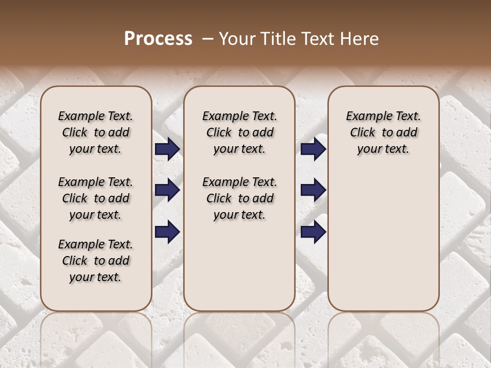 Material Motif Travertine PowerPoint Template