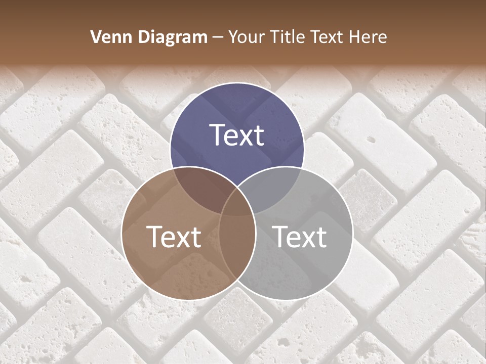 Material Motif Travertine PowerPoint Template