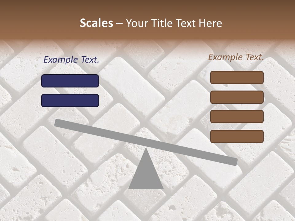 Material Motif Travertine PowerPoint Template