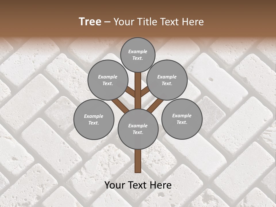 Material Motif Travertine PowerPoint Template