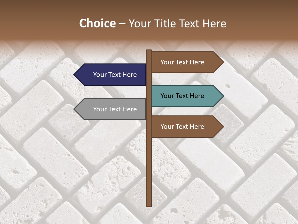 Material Motif Travertine PowerPoint Template