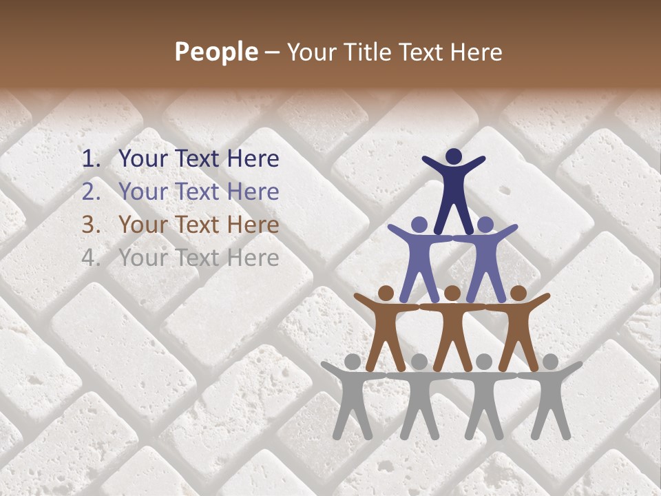 Material Motif Travertine PowerPoint Template