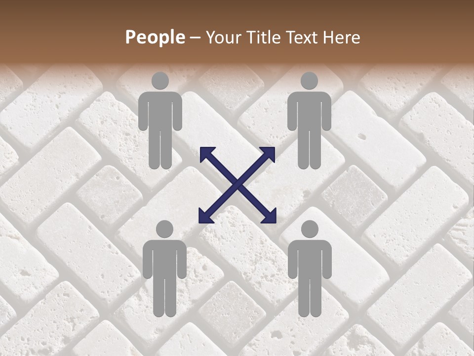 Material Motif Travertine PowerPoint Template