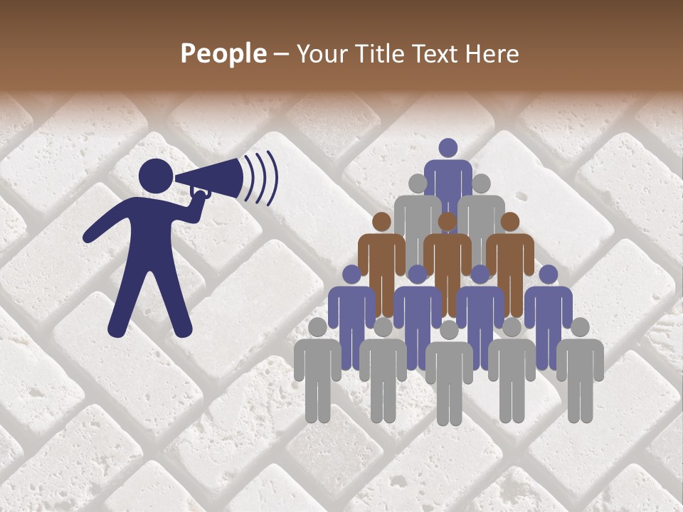 Material Motif Travertine PowerPoint Template