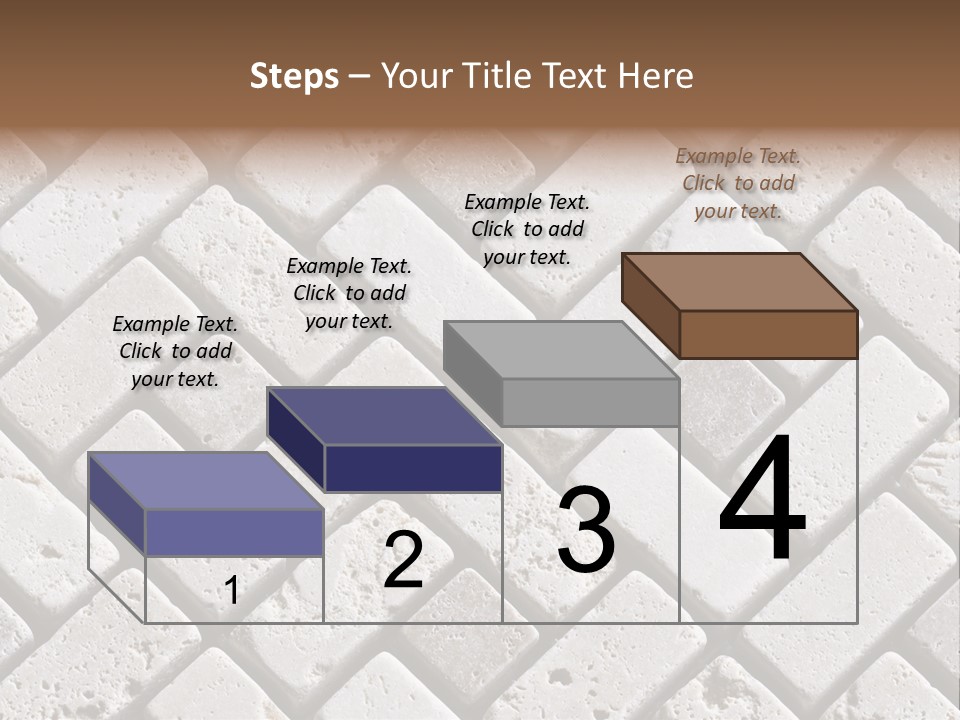 Material Motif Travertine PowerPoint Template