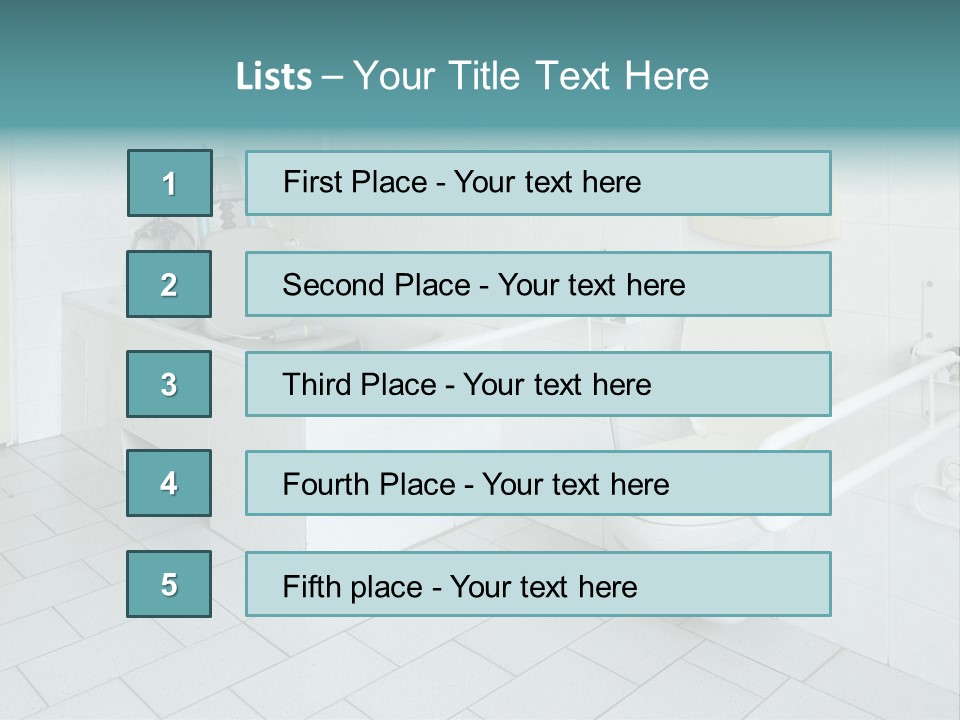 Lame Care Institutions PowerPoint Template