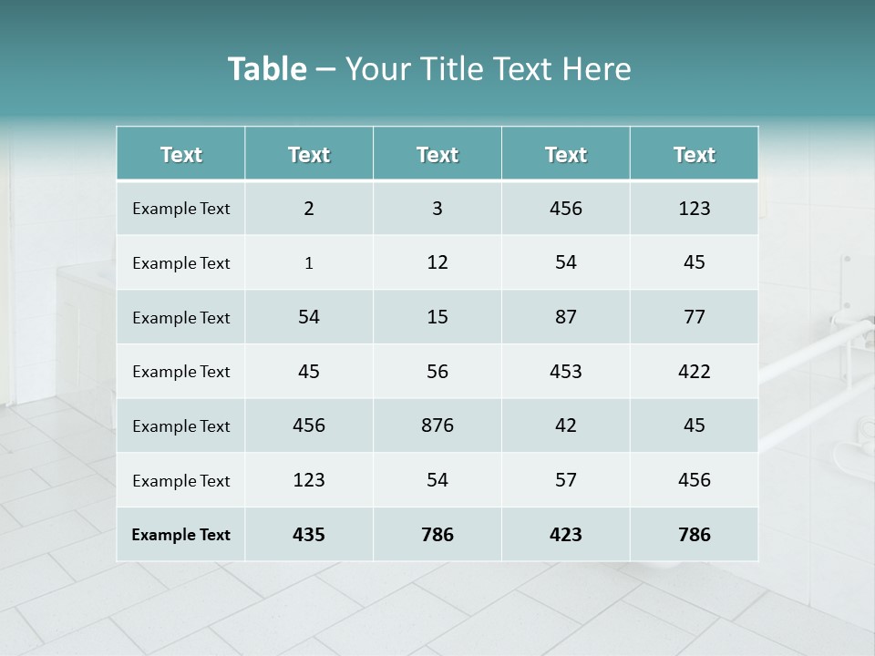 Lame Care Institutions PowerPoint Template