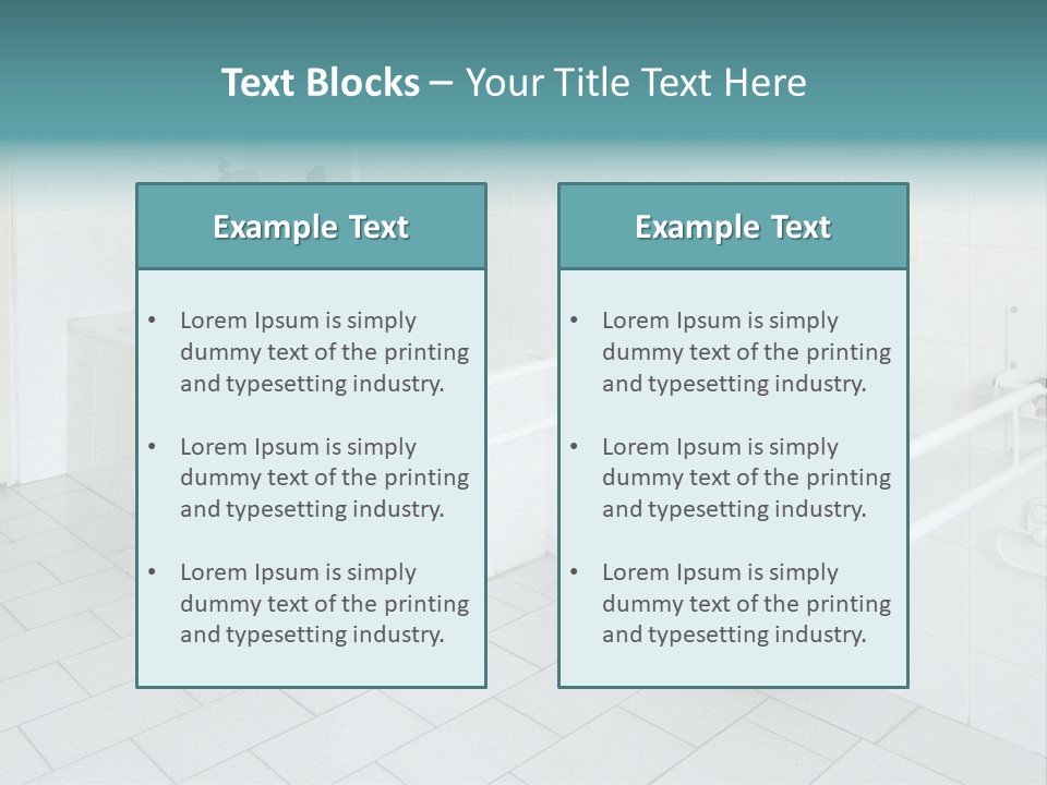 Lame Care Institutions PowerPoint Template