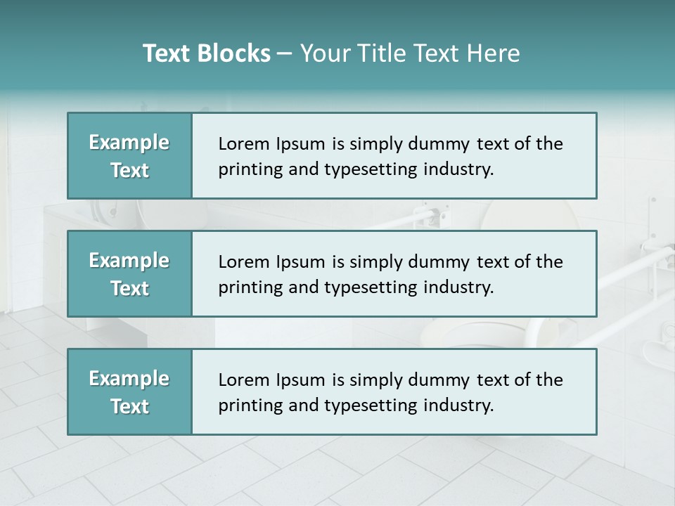 Lame Care Institutions PowerPoint Template