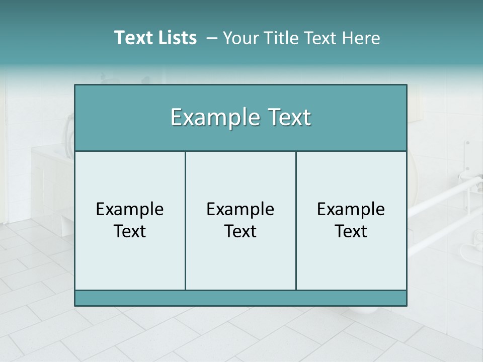 Lame Care Institutions PowerPoint Template