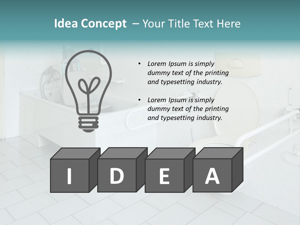 Lame Care Institutions PowerPoint Template