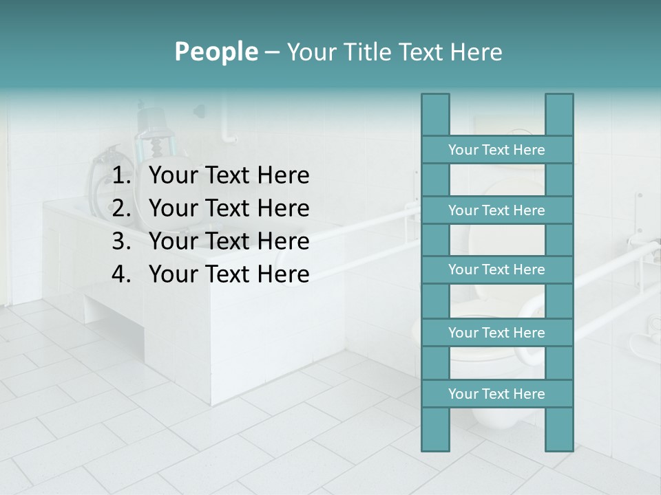 Lame Care Institutions PowerPoint Template
