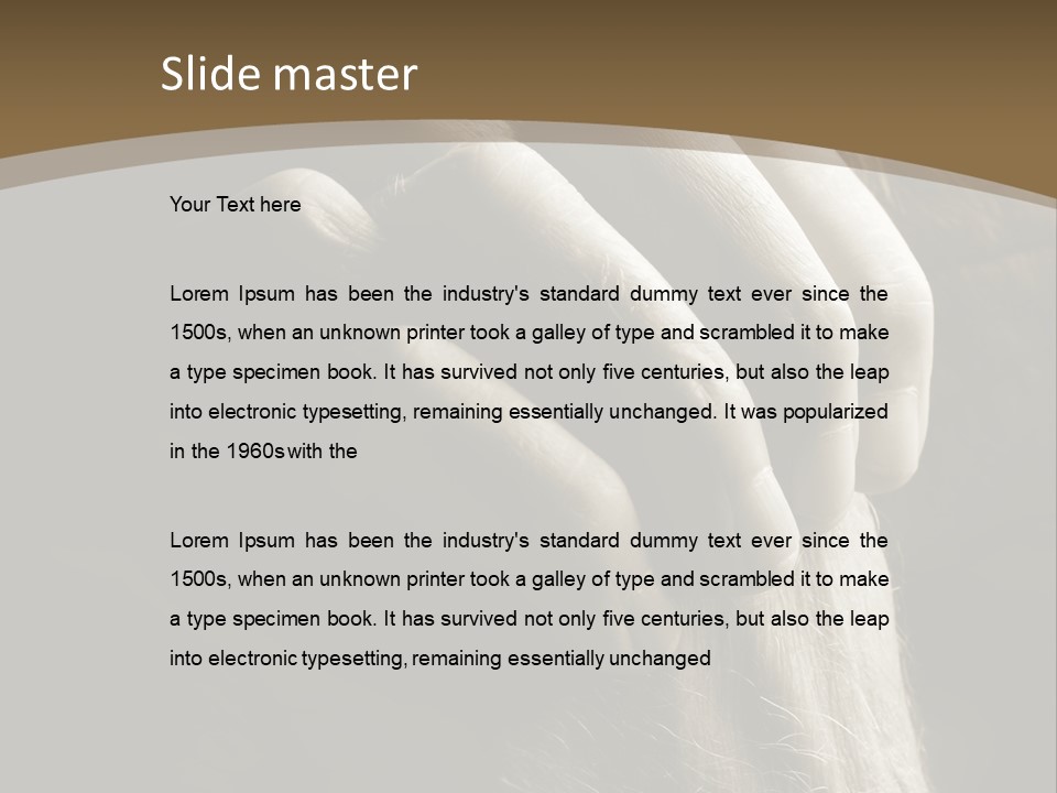 One Men Love PowerPoint Template