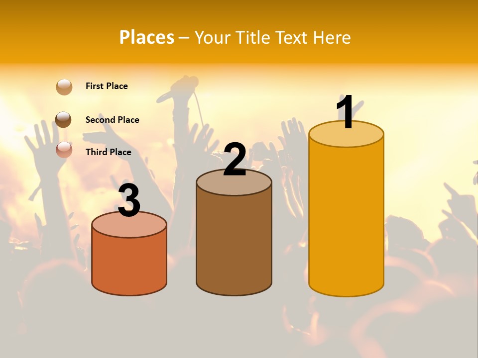 Musician Applauding Back PowerPoint Template