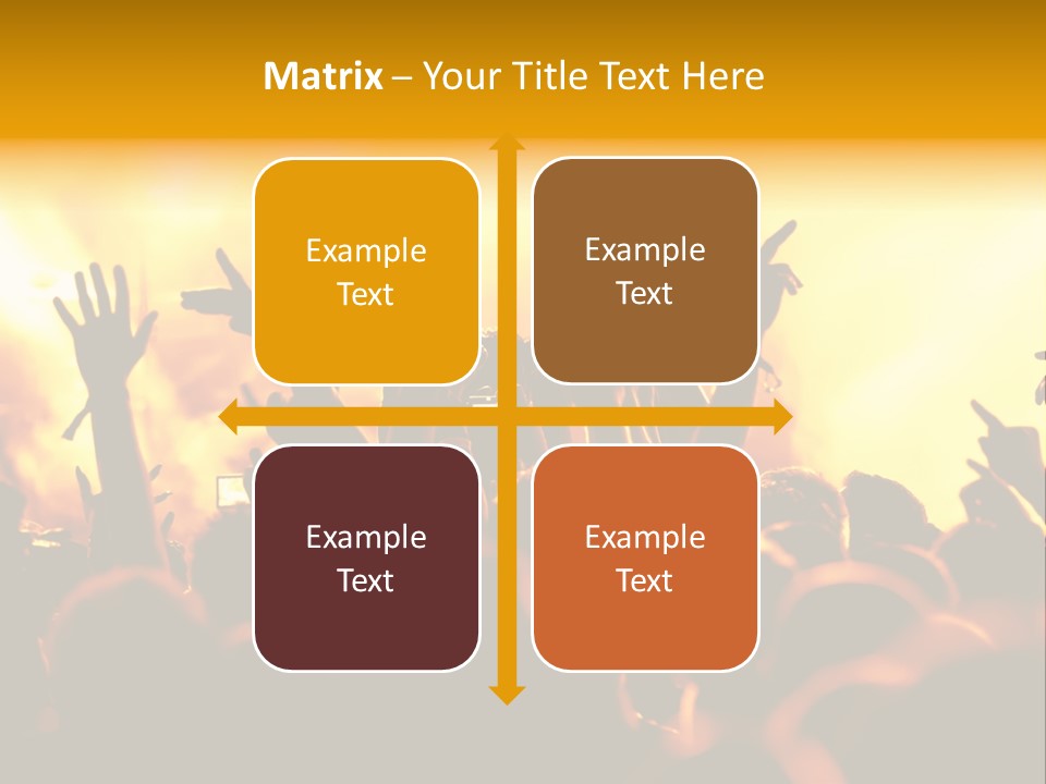 Musician Applauding Back PowerPoint Template