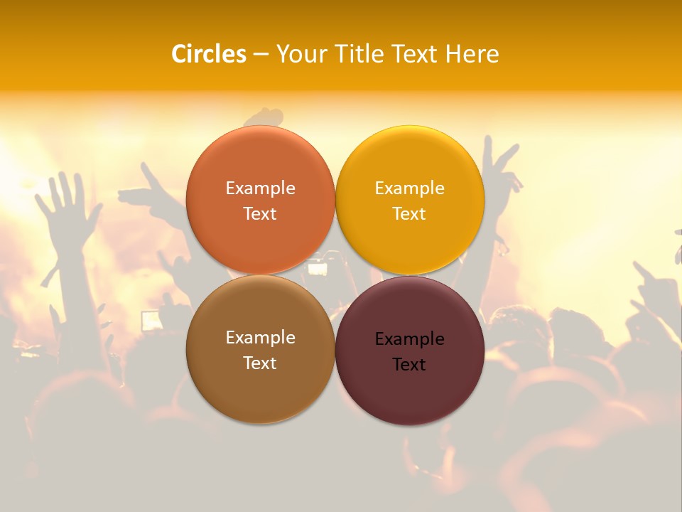 Musician Applauding Back PowerPoint Template
