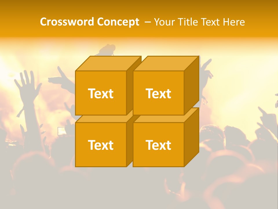 Musician Applauding Back PowerPoint Template