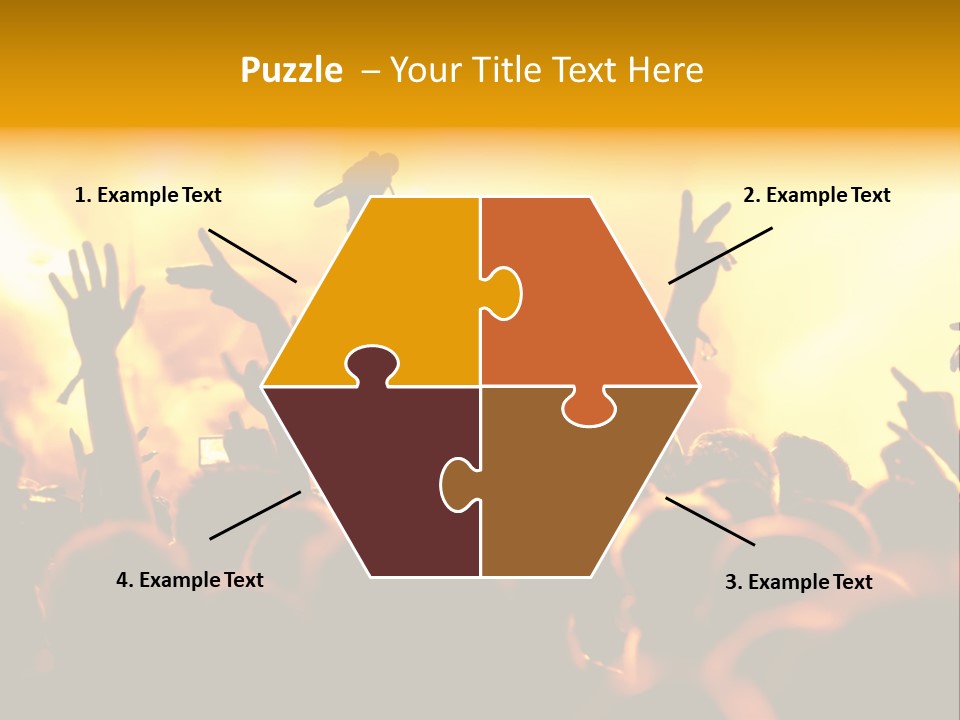 Musician Applauding Back PowerPoint Template