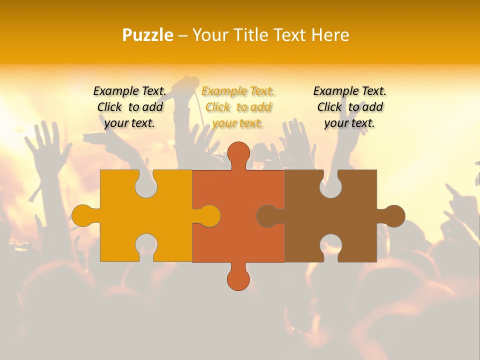 Musician Applauding Back PowerPoint Template