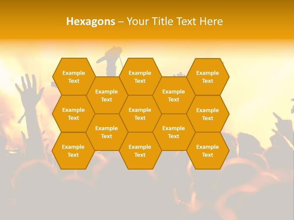 Musician Applauding Back PowerPoint Template