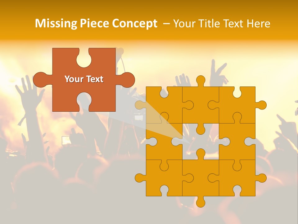 Musician Applauding Back PowerPoint Template