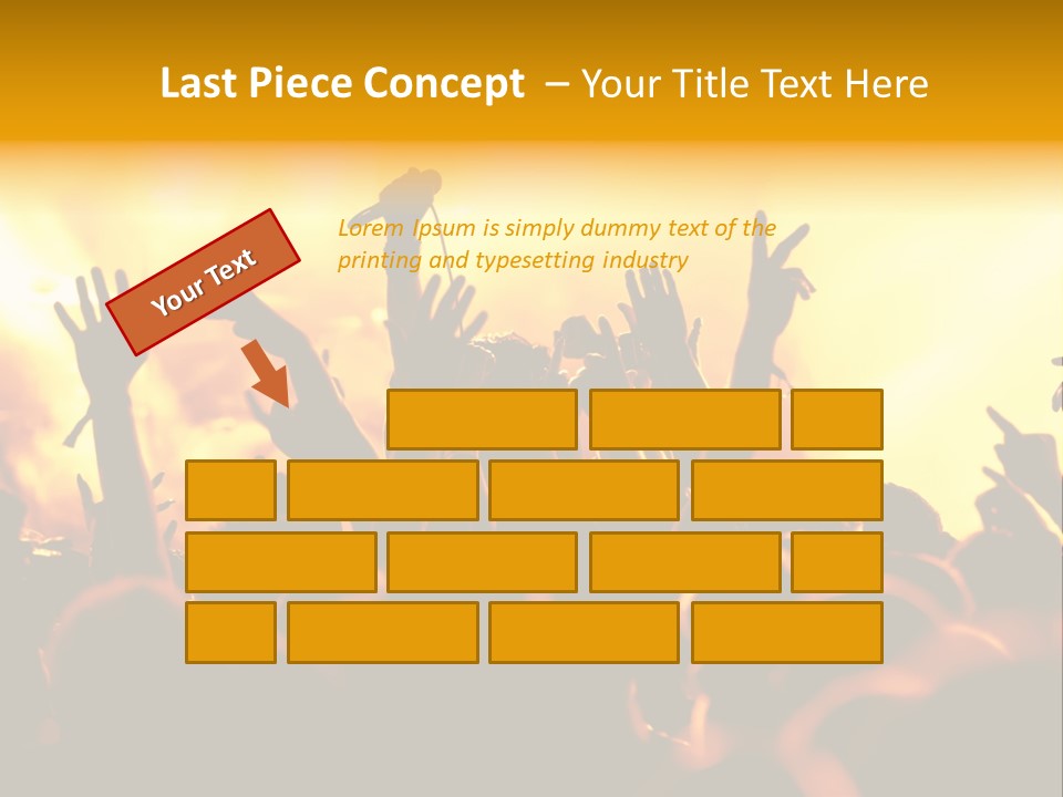 Musician Applauding Back PowerPoint Template