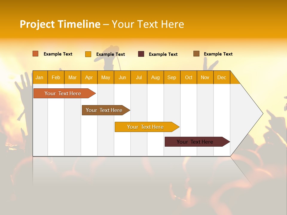 Musician Applauding Back PowerPoint Template