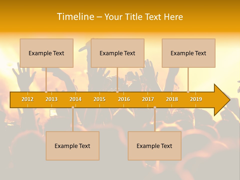 Musician Applauding Back PowerPoint Template