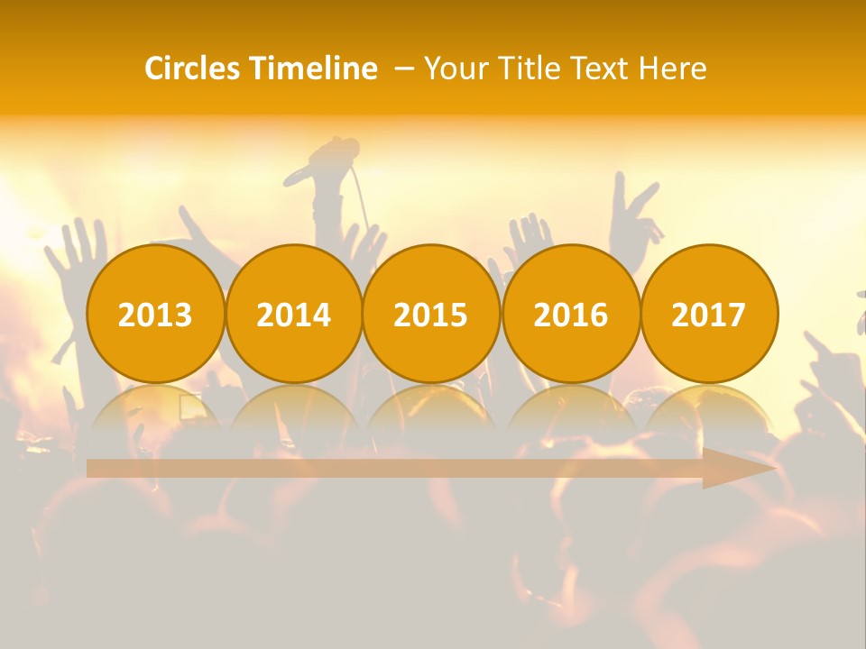 Musician Applauding Back PowerPoint Template