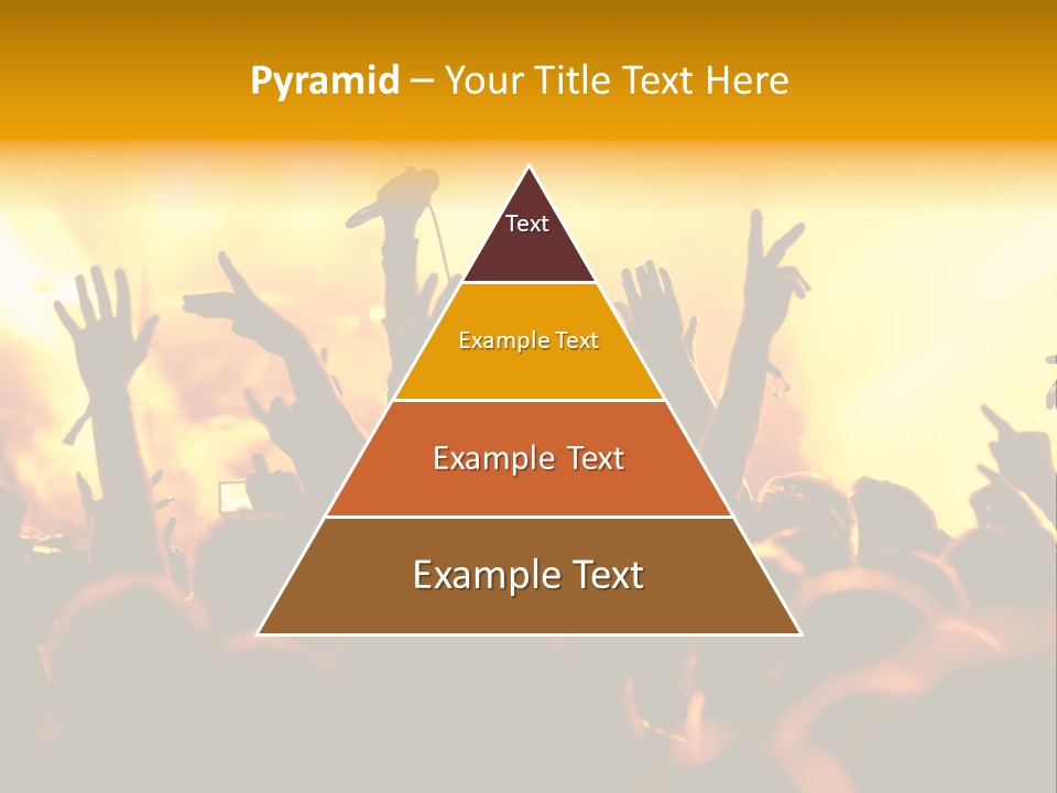 Musician Applauding Back PowerPoint Template