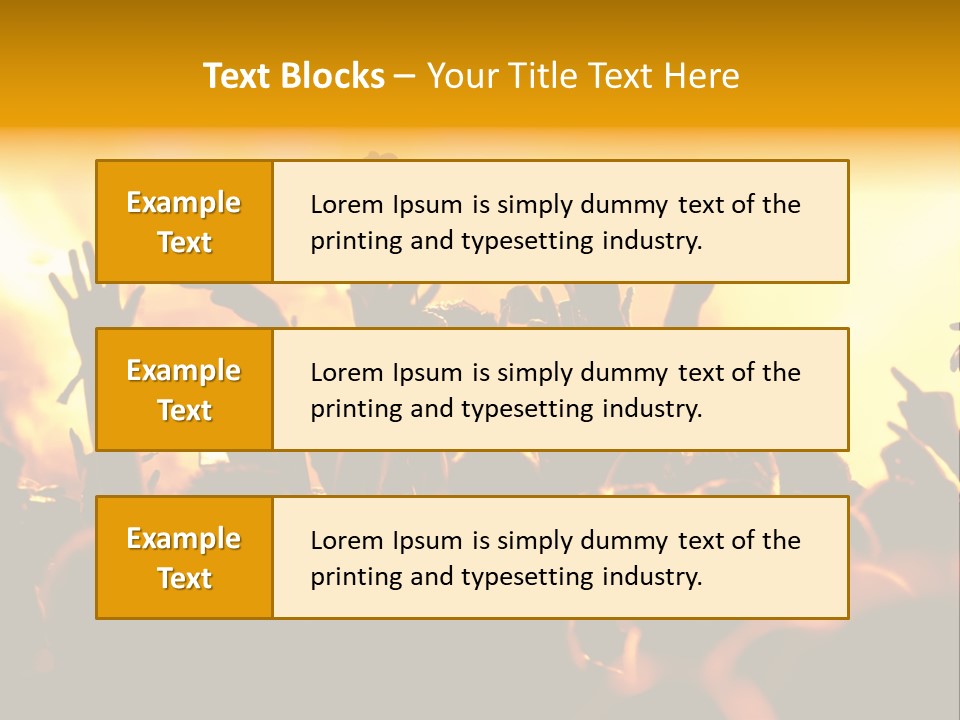 Musician Applauding Back PowerPoint Template