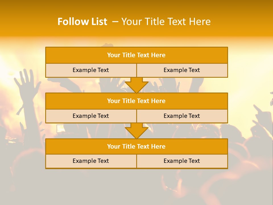 Musician Applauding Back PowerPoint Template