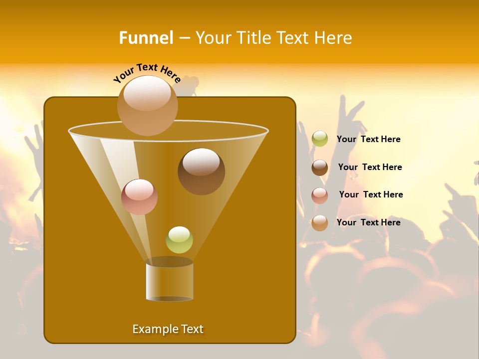 Musician Applauding Back PowerPoint Template