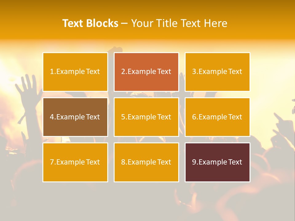 Musician Applauding Back PowerPoint Template
