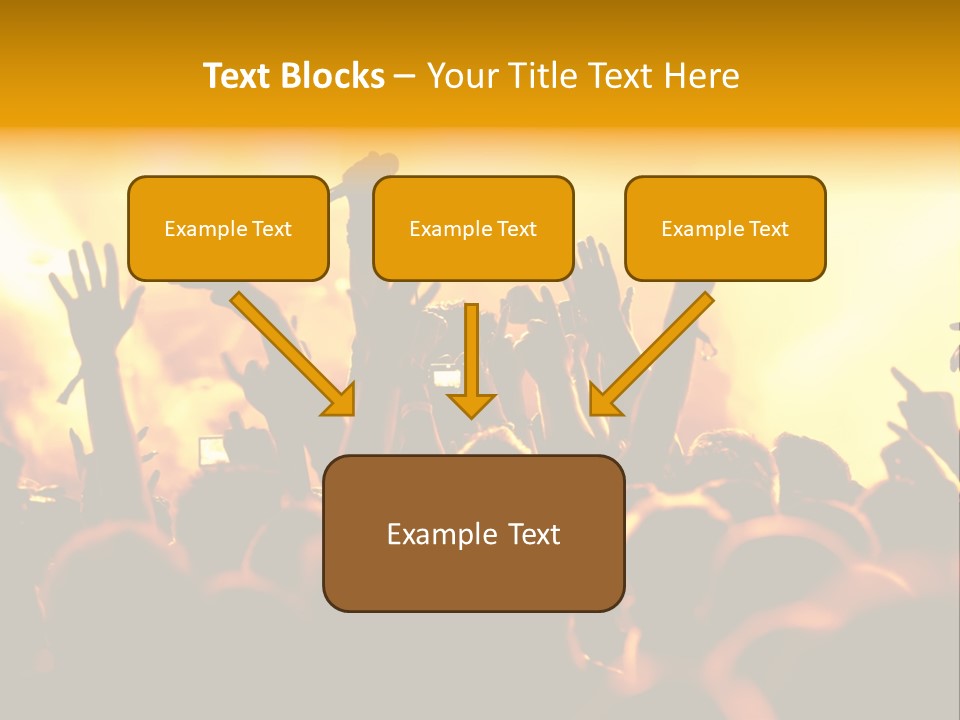 Musician Applauding Back PowerPoint Template