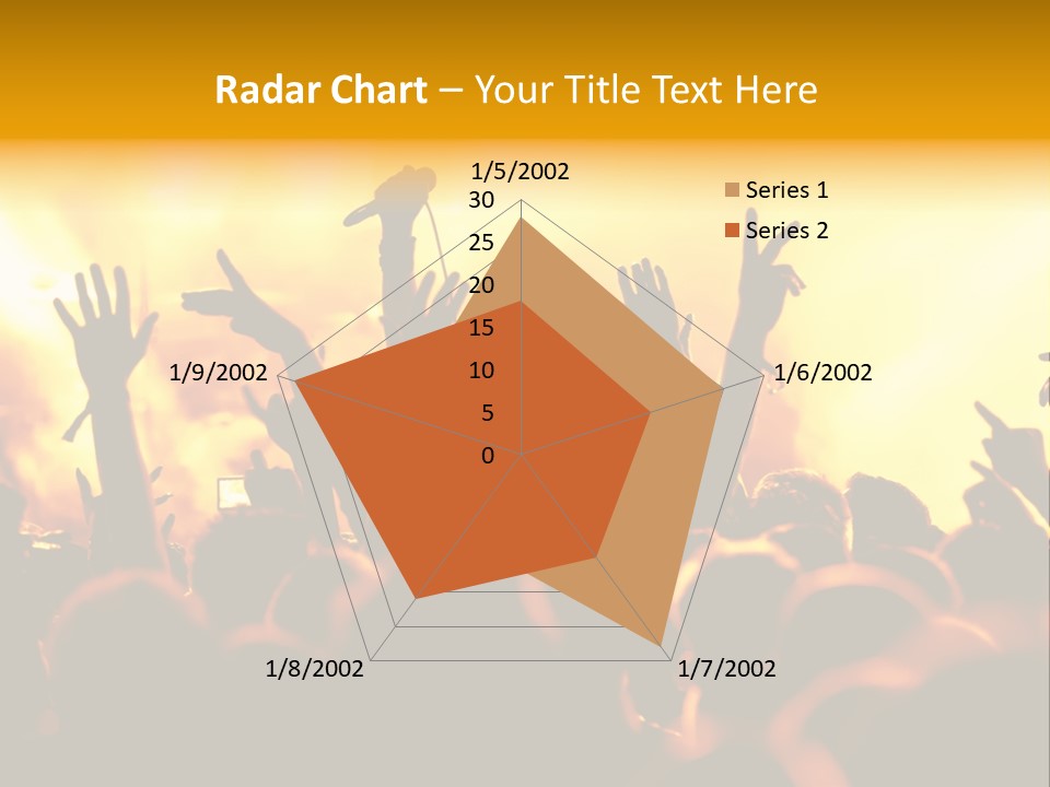 Musician Applauding Back PowerPoint Template