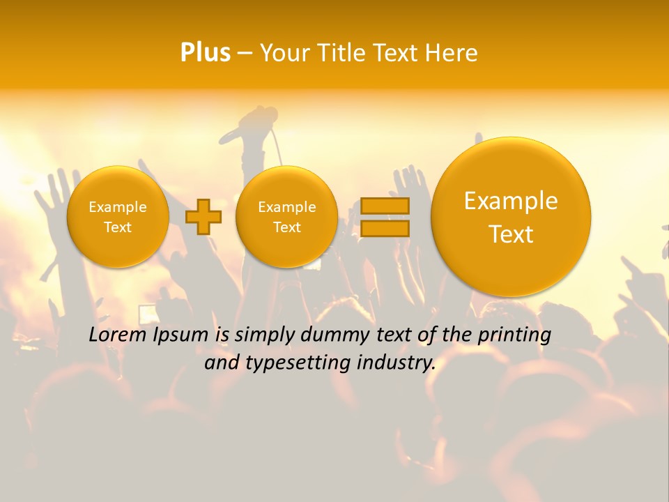 Musician Applauding Back PowerPoint Template