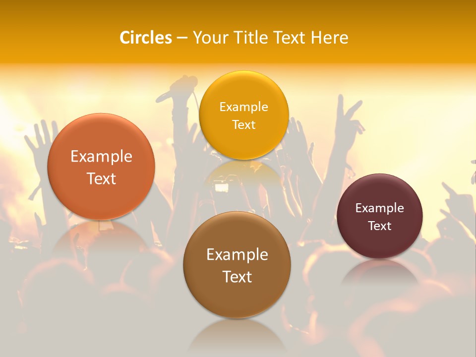 Musician Applauding Back PowerPoint Template